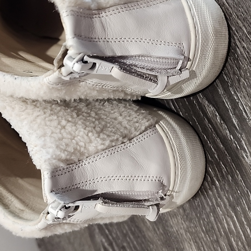 Joshua Sanders What Ever Fuzzy Zipper Back Sneaker Booties - Picture 4 of 8